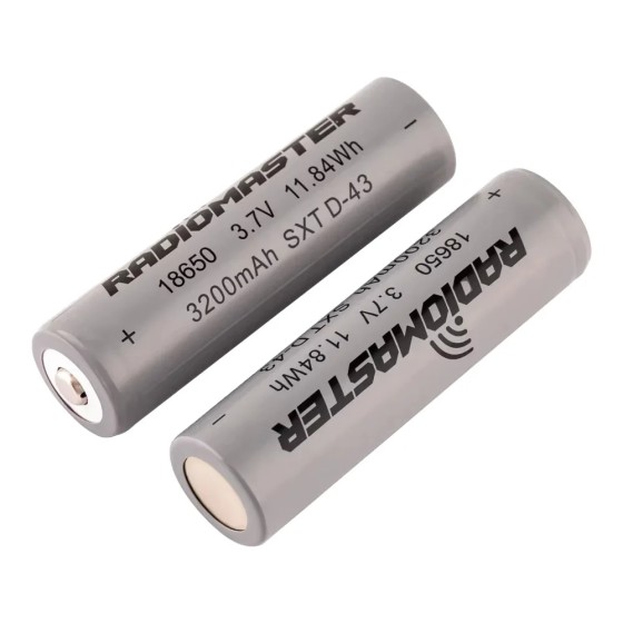 Original Radiomaster  18650 2-cell Li-ion Battery 3.7V 3200Mah High Capacity TX16S Remote Control Battery for RC FPV Drones